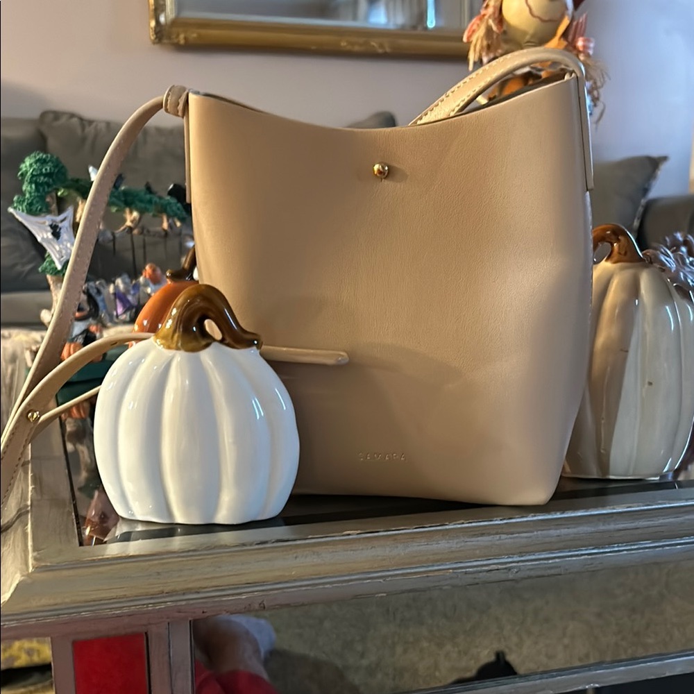 Samara beige vegan bag